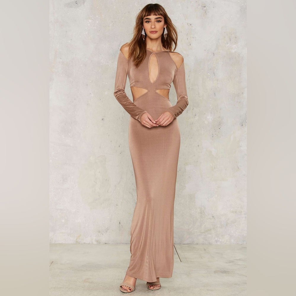 Nasty Gal Maxi Cutout Dress - Picture 2 of 3